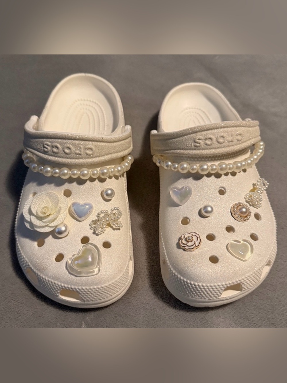 Crocs Bridal Glam Shimmer with charms - Picture 5 of 5